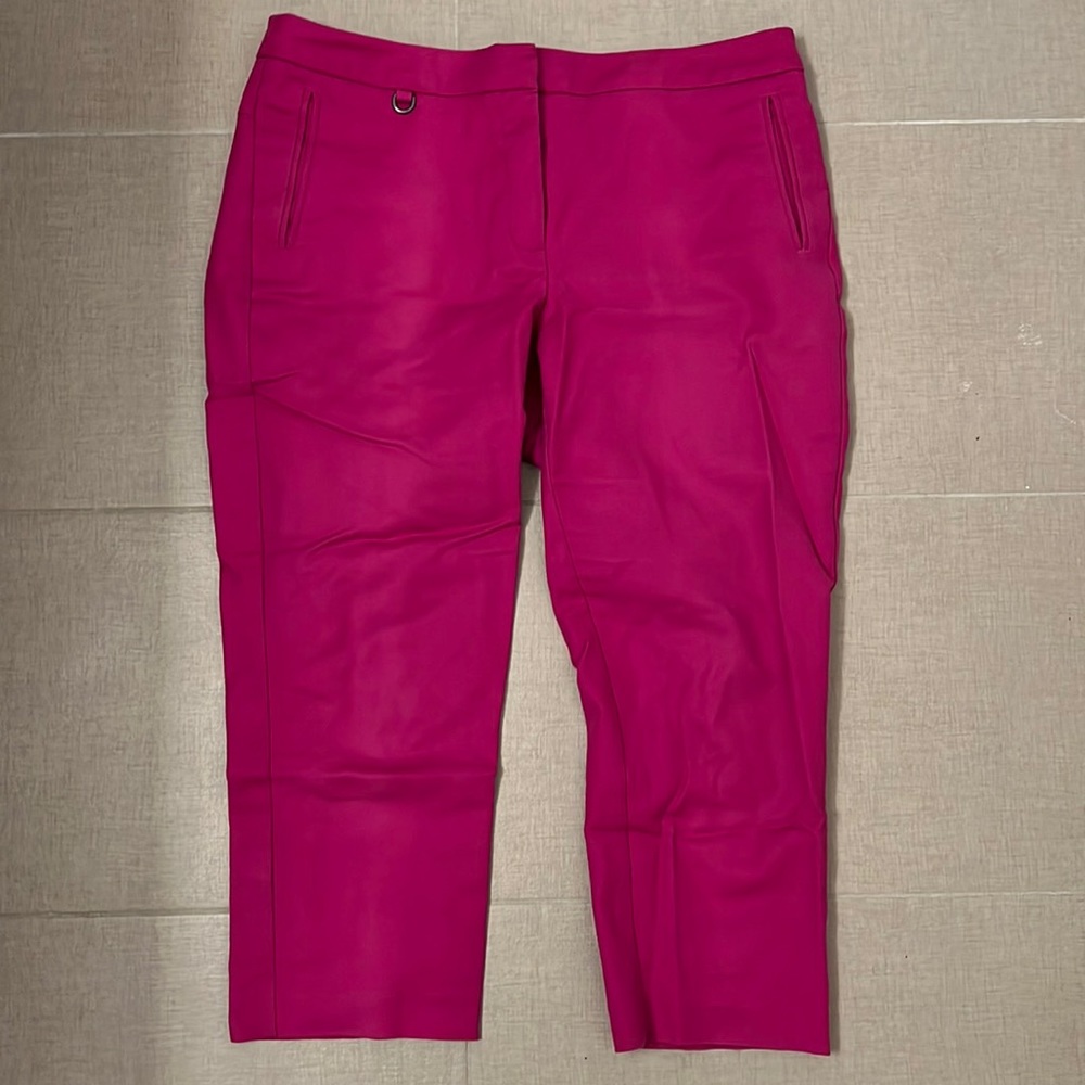 Hot Pink Adrianna Papell Ankle Pants